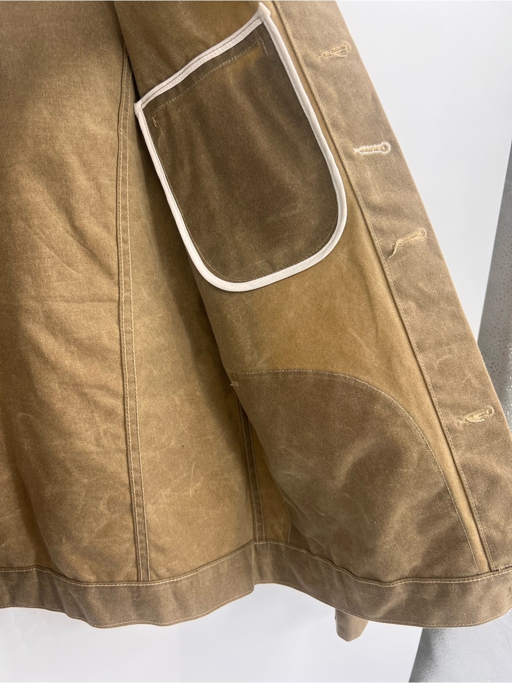 Rogue territory waxed canvas supply jacket in tan ridgeline L - Picture 6 of 8